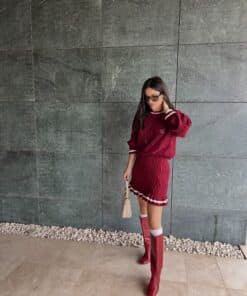 College set skirt & top