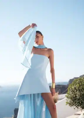 Daylily Light blue dress